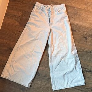 Free People Wide-Leg light Jeans